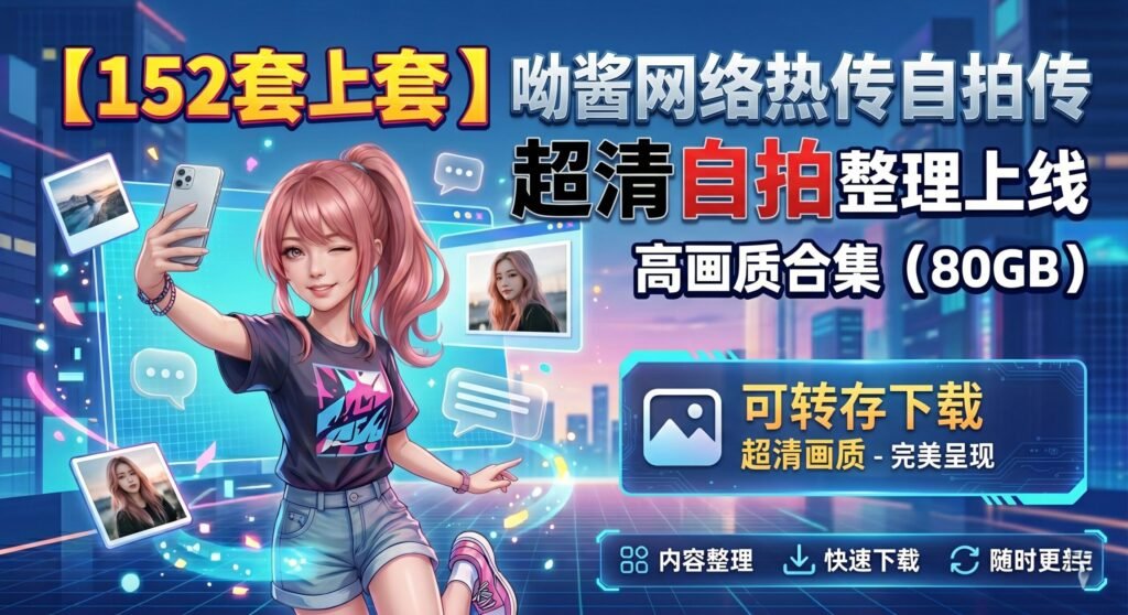 【152套】呦酱网络热传超清自拍资源包整理上线高画质合集（80GB）