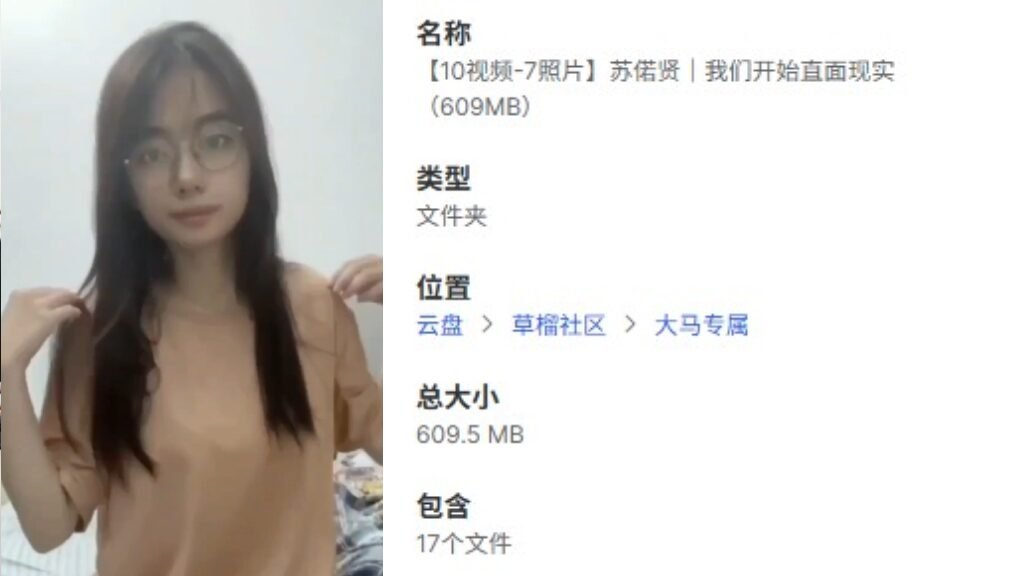 【10视频-7照片】苏偌贤｜我们开始直面现实（609MB）