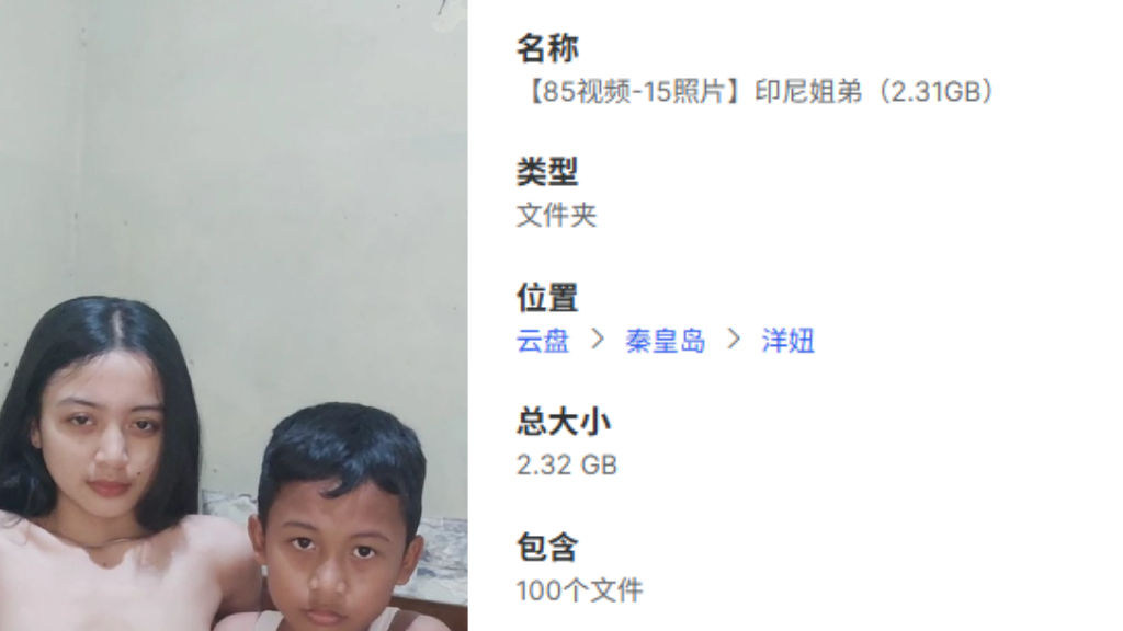 【85视频-15照片】印尼姐弟｜家虽平凡，是心安之处！（2.31GB）